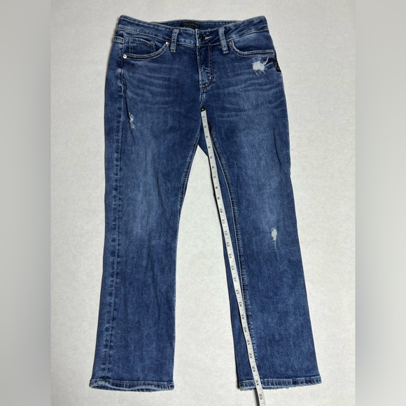 Silver brand Elyse Capri size 27/22 1/2 jeans. - Picture 3 of 6